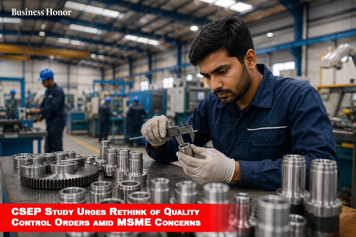  CSEP Study Urges Rethink of Quality Control Orders amid MSME Concerns 
